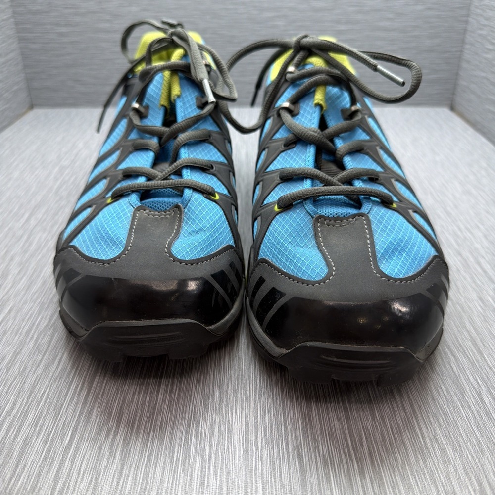 Shimano MTB Mountain Bike Cycling Shoes Mens EU 43 Blue Black SPD Cleats Trail